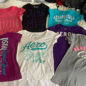 Variety of Aeropostale girls T-shirt